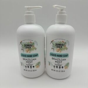 2 Power Stick Brazilian Mist Hand Soap NEW Great Scent Rare